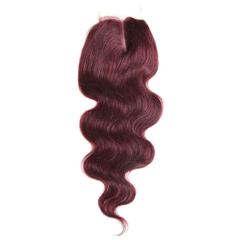 Ombre Remy Virgin Hair Collection 99j# Closure