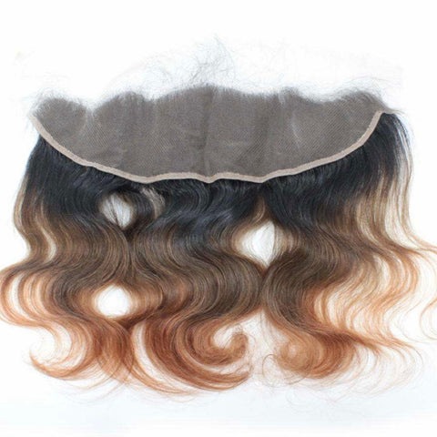 Ombre Remy Virgin Hair Collection Color T1B/4/30 Frontal