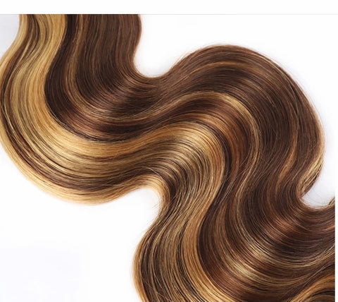 Ombre Remy Virgin Hair Collection Color P/27/4 Bundle