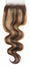Ombre Remy Virgin Hair Collection P/27/4 Closure